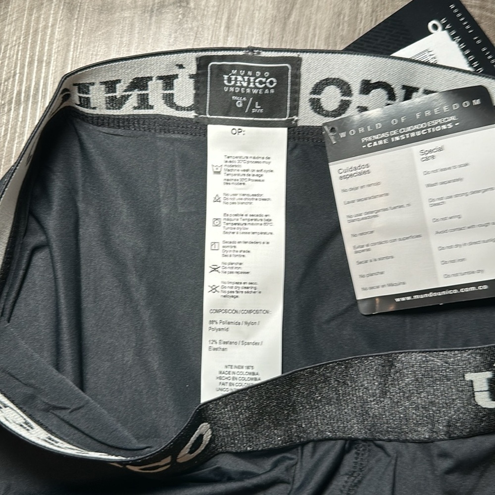 Unico Microfiber Boxer Brief - Large - Picture 3 of 3